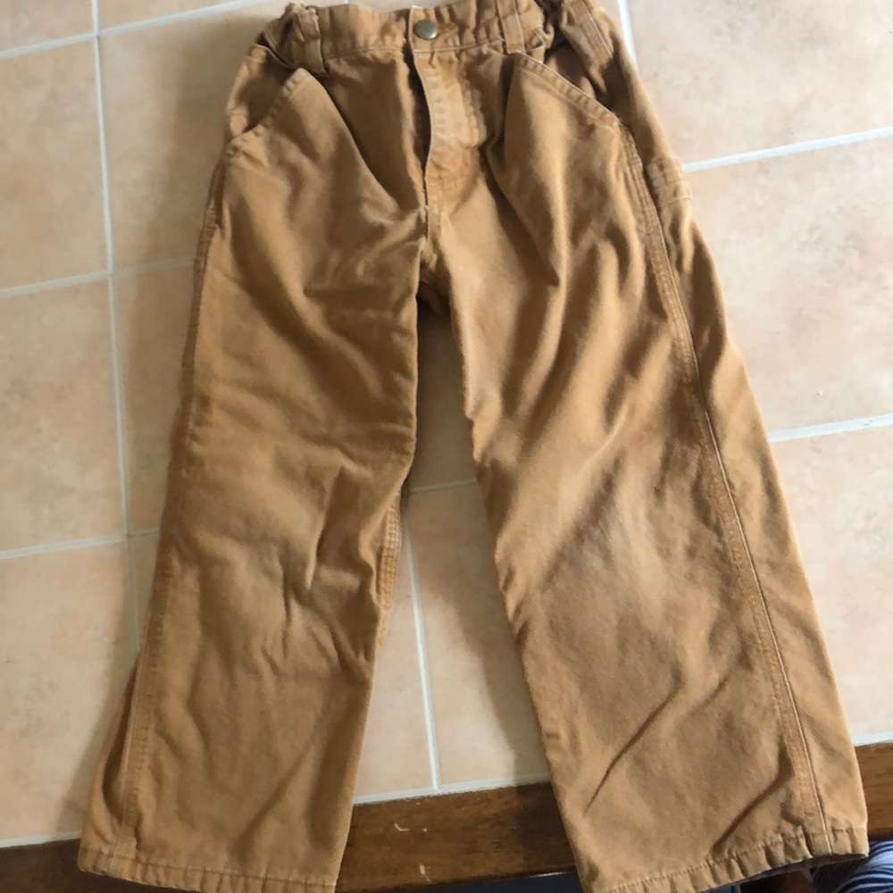 Flannel lined Carhartt pants